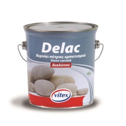 Lac Piatra Vitex Delac, 2.5 L, Transparent, Lac pe Baza de Solvent, Lac Acrilic Transparent, Lac Acrilic pentru Piatra, Lac Transparent pentru Piatra, Lacuri pentru Piatra, Lacuri pentru Suprafete din Piatra, Lacuri Acrilice Piatra Naturala
