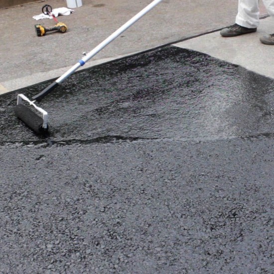 Emulsie Bituminoasa HERMES Coat, 18 kg, Emulsie Bituminoasa de Impermeabilizare cu Agenti de Umplere, Hidroizlotatie Bituminoasa, Hidroizolatie pe Baza de Bitum, Solutie Impermeabilizare Beton, Solutie Etansare Beton