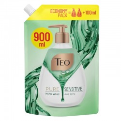 Teo Rezerva Sapun Lichid Sensitive Cu Aloe Vera, 900 Ml