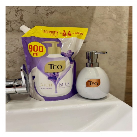 Teo Sapun Lichid Rezerva Rich Milk Sensual Care, 900 Ml