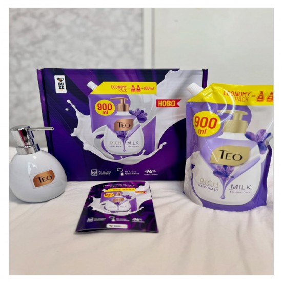 Teo Sapun Lichid Rezerva Rich Milk Sensual Care, 900 Ml