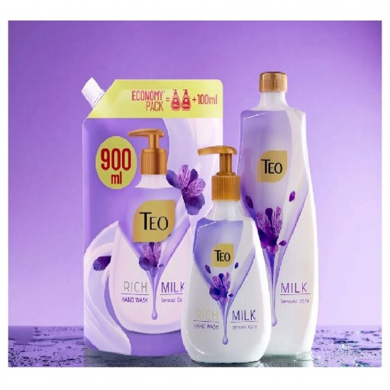 Teo Sapun Lichid Rezerva Rich Milk Sensual Care, 900 Ml
