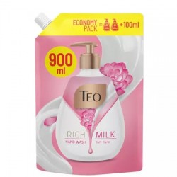 Teo Rezerva Sapun Lichid Rich Milk Soft Care, 900 Ml