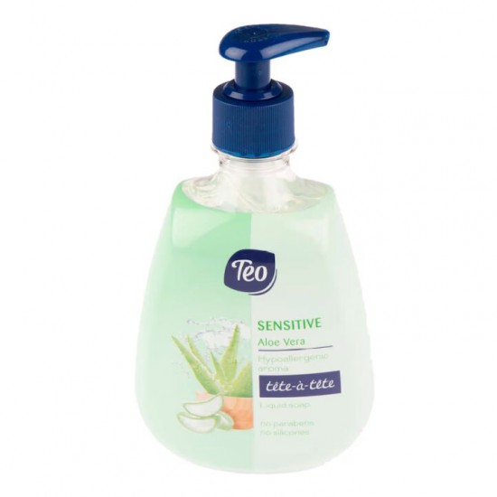 Teo Sapun Lichid Sensitive Aloe Vera, 400 Ml