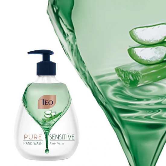 Teo Sapun Lichid Sensitive Aloe Vera, 400 Ml