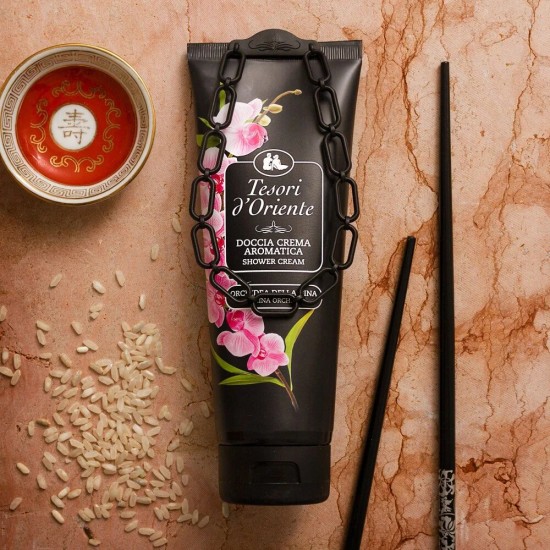 Tesori D'oriente Gel De Dus Cremos Orhidee, 250ml