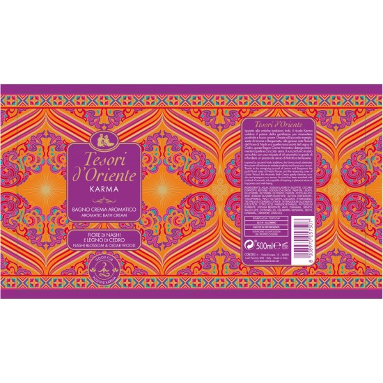 Tesori D'oriente Crema Gel De Baie Karma Ritual, 500ml
