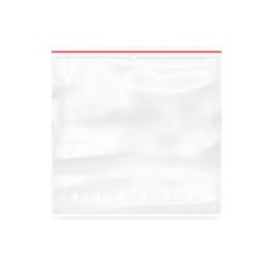 Pungi PREMIUM cu Fermoar, 120x120 mm, 100 Buc/Set, Grosime Folie 50 Microni, Punga Ziplock Transparenta cu Sistem de Resigilare - Pungi cu Inchidere