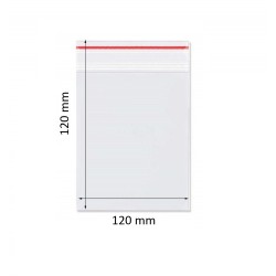 Set 1000 Pungi cu Fermoar, 120x120 mm, Grosime Folie 50 Microni, Punga Ziplock Transparenta cu Sistem de Resigilare - Pungi cu Inchidere
