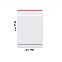 Set 1000 Pungi cu Fermoar, 200x250 mm, Grosime Folie 50 Microni, Punga Ziplock Transparenta cu Sistem de Resigilare - Pungi cu Inchidere