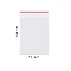Set 1000 Pungi cu Fermoar, 200x300 mm, Grosime Folie 50 Microni, Punga Ziplock Transparenta cu Sistem de Resigilare - Pungi cu Inchidere