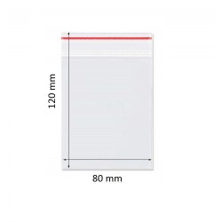 Set 1000 Pungi cu Fermoar, 80x120 mm, Grosime Folie 50 Microni, Punga Ziplock Transparenta cu Sistem de Resigilare - Pungi cu Inchidere