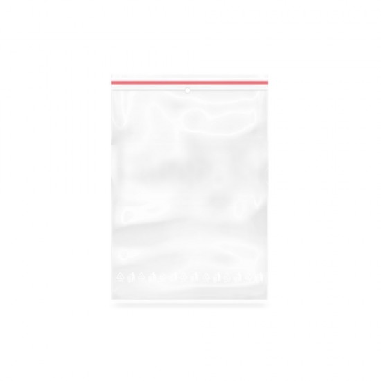 Set 1000 Pungi cu Fermoar, 80x120 mm, Grosime Folie 50 Microni, Punga Ziplock Transparenta cu Sistem de Resigilare - Pungi cu Inchidere