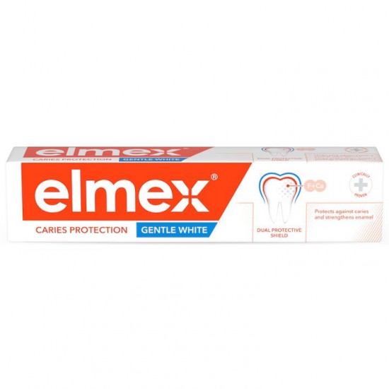 Elmex Pasta de Dinti Caries Protection Gentle White, 75ml, Pasta de Dinti Anti Carii, Pasta de Dinti Anticarii, Pasta Dinti Elmex, Pasta Dinti Anti Carii, Pasta Dinti Anticarii, Pasta pentru Dinti, Pasta Elmex pentru Dinti, Elmex Pasta de Dinti