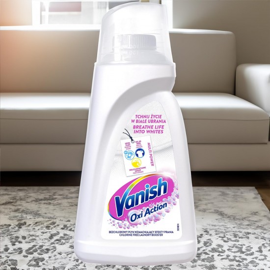 Solutie Vanish Oxi Action White Pentru Indepartarea Petelor, Cantitate 3l