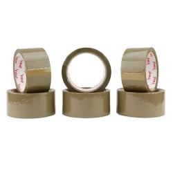 Set 6 Role Banda Adeziva Vibac Solvent, 48mm x 60m , Benzi Maro pentru Ambalare, Banda Maro pentru Ambalare, Banda Ambalare, Banda Scotch, Banda Adeziva, Banda Adeziva Solventa