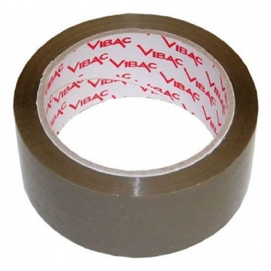 Palet 3024 Role Banda Adeziva VIBAC Solvent, 48mm x 60m - Benzi Maro pentru Ambalare