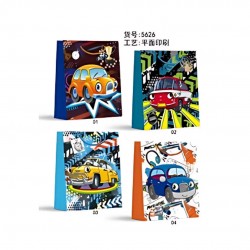 Punga Cadou, Carton 210gr, Design Car, 30x41,5x12cm, Modele Asortate