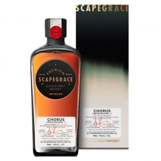 Whiskey Scapegrace Single Malt Chorus II, 0.7 L