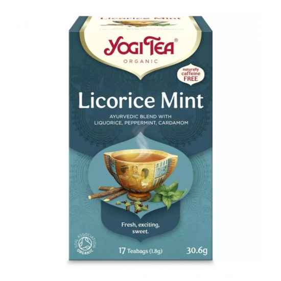 Ceai Bio Lemn Dulce & Menta, 17 Pliculete A 30.6 G Yogi Tea