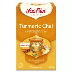Ceai Bio Cu Turmeric (curcuma), 17 Pliculete A 34 G Yogi Tea