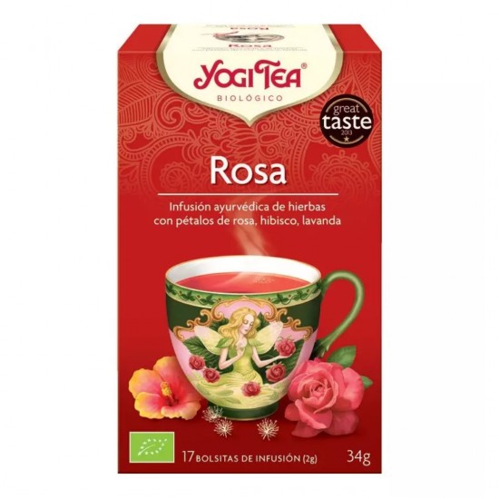 Ceai Bio De Trandafiri 17 Pliculete A 34 G Yogi Tea