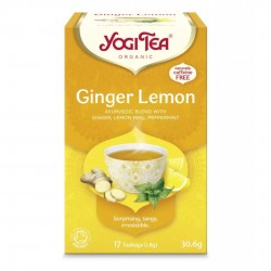 Ceai Bio Ghimbir Si Lamaie, 17 Pliculete A 30.6gr Yogi Tea