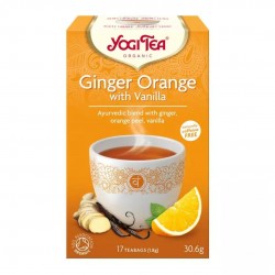 Ceai Bio Ghimbir Cu Portocale Si Vanilie,17 Pliculete A 30.6g Yogi Tea