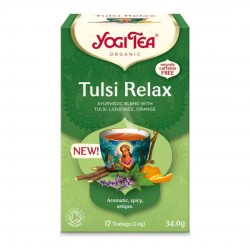 Ceai Bio Tulsi Relax 17 Pliculete A 2,0 G (34,0 G) Yogi Tea