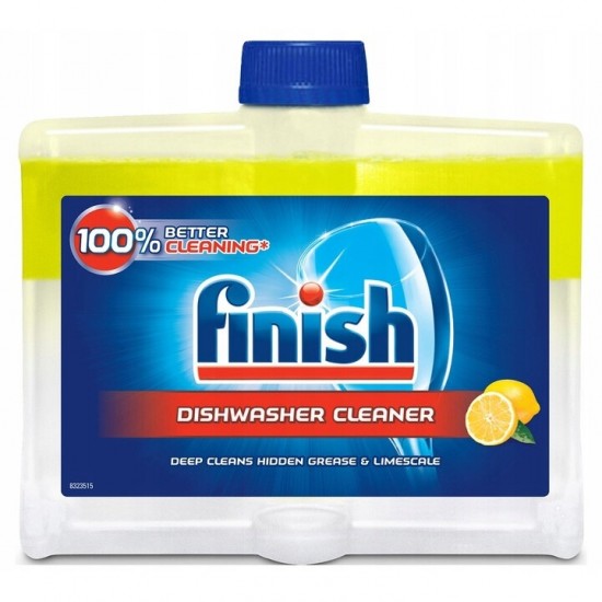 Pachet Promo:2x Finish Solutie Curatare Masina Vase Regular 250ml + 2x Finish Solutie Curatare Masina Vase Lemon 250ml