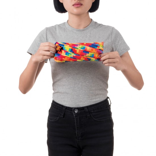 Penar Cu Fermoar, Zipit Pixel - Galben