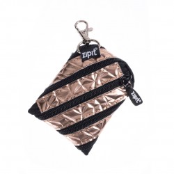 Borseta Zipit Metalic - Bronz