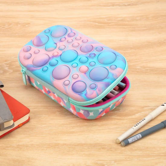 Penar Cu Fermoar Zipit Bubble Top Storage Box - Pastel Melt