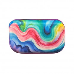 Penar Cu Fermoar Zipit Colorz Storage Box Cu Buzunar Interior - Rainbow Water Colors