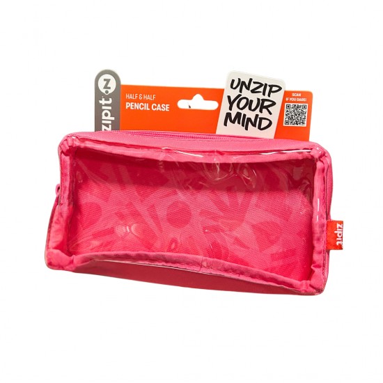 Penar Cu Fermoar Zipit Half & Half 2 Compartimente -coral Leaves