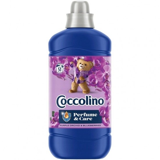 Pachet Promo: Balsam Rufe Coccolino Purple Orchid 1275 Ml + Balsam Rufe Coccolino Tiare Flower 1275 Ml