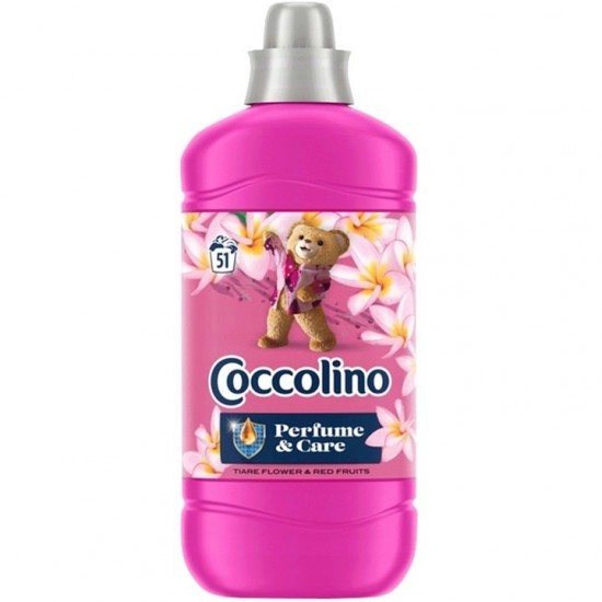 Pachet Promo: Balsam Rufe Coccolino Water Lily 1275 Ml + Balsam Rufe Coccolino Tiare Flower 1275 Ml