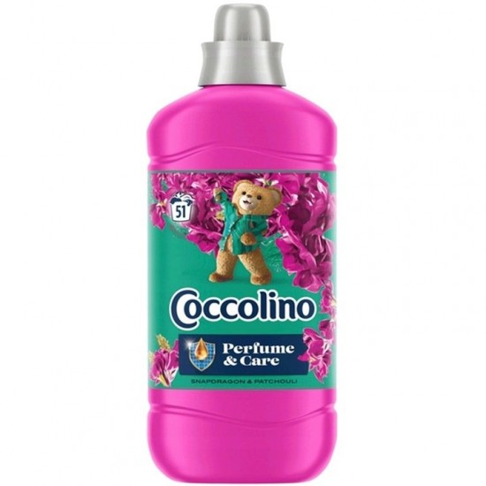 Pachet Promo: Balsam Rufe Coccolino Tiare Flower 1275 Ml + Balsam Rufe Coccolino Snapdragon 1275 Ml