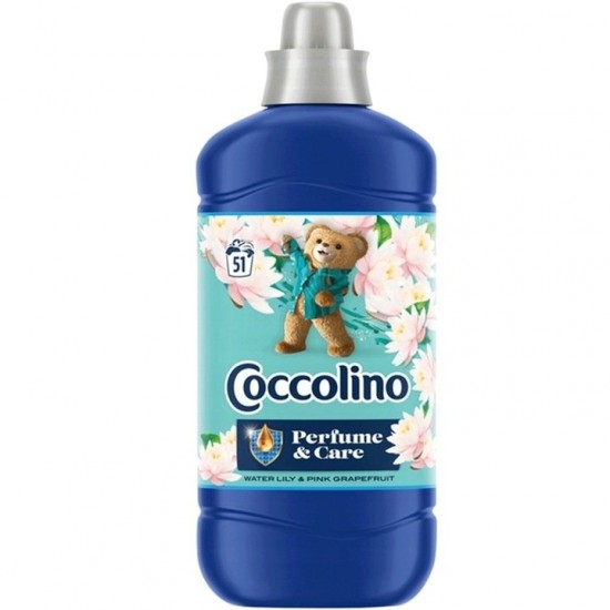 Pachet Promo: Balsam Rufe Coccolino Purple Orchid 1275 Ml + Balsam Rufe Coccolino Water Lily 1275 Ml
